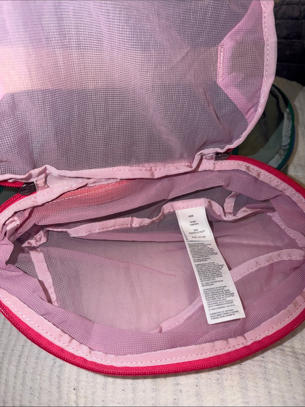 cotopaxi x free people Green and Pink Mesh Travel Pouch Duo - Picture 2 of 4